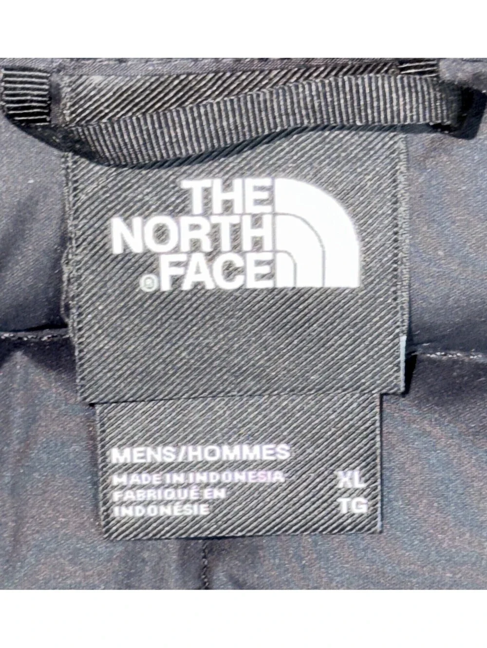 The North Face Mens XL Stretch Down Hoodie Black 700 Fill Puffer NF0A3Y55